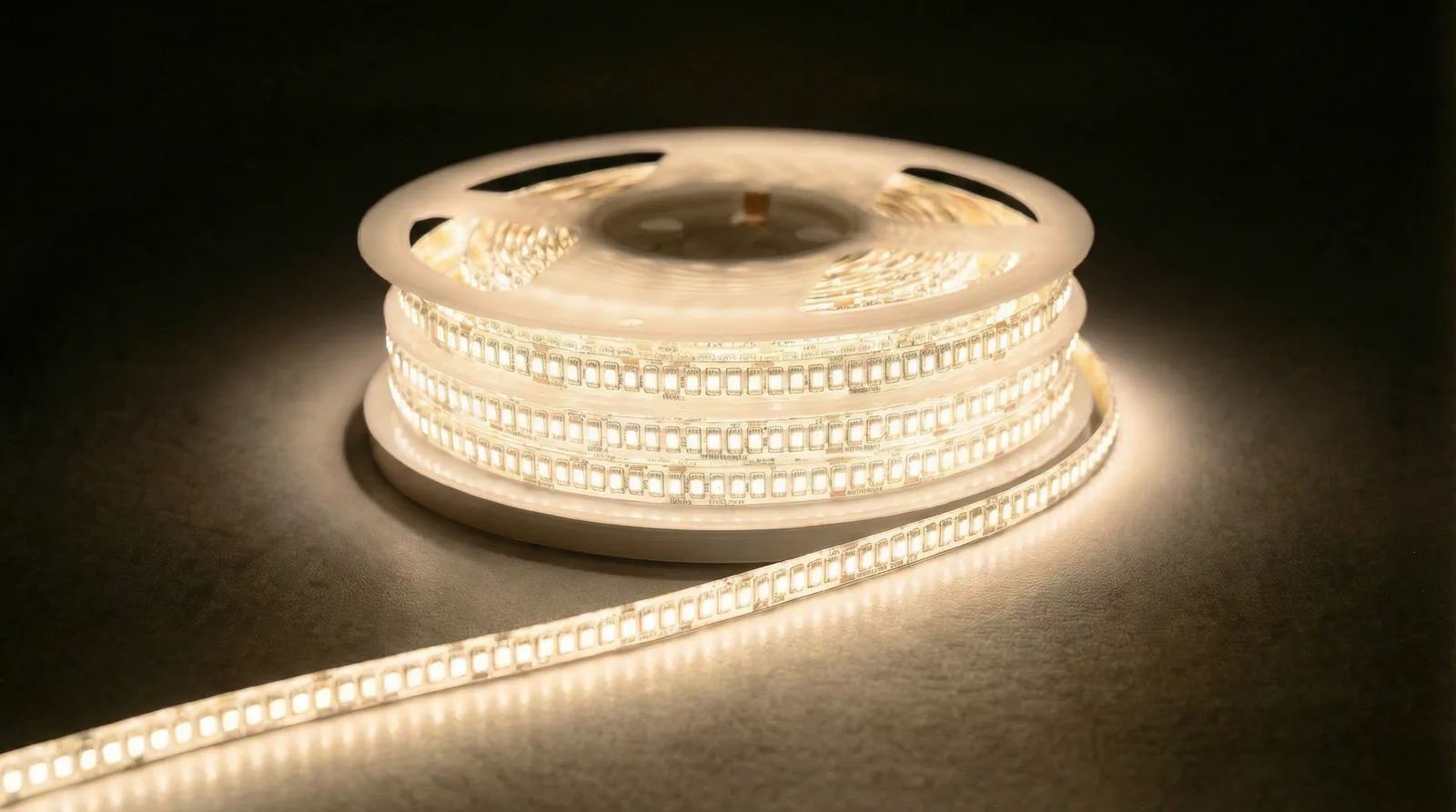 CINTA LED 12V 5M 240LEDS 2835 10MM CORTE CADA 2.5CM SEC 4000K
