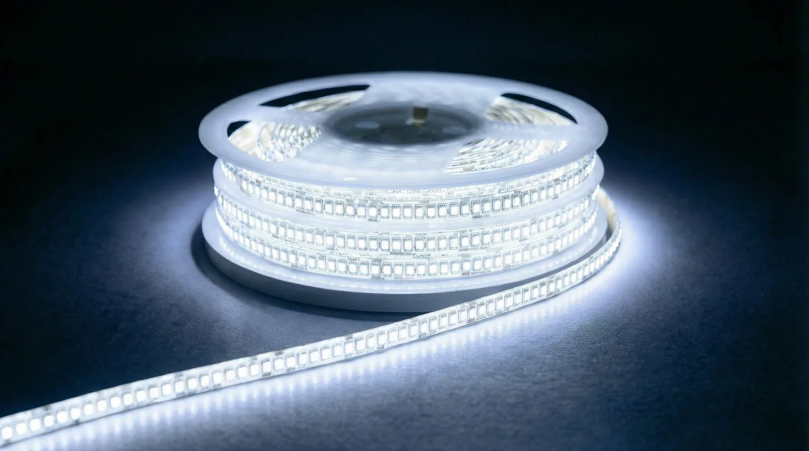 CINTA LED 12V 5M 240LEDS 2835 10MM CORTE CADA 2.5CM SEC 6000K