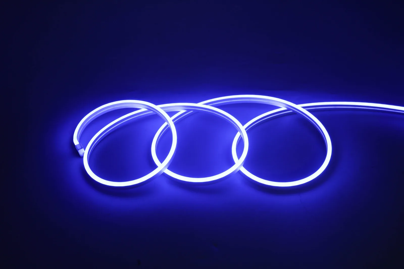 CINTA LED NEON 12V 5M 5*11 120LEDS AZUL SEC